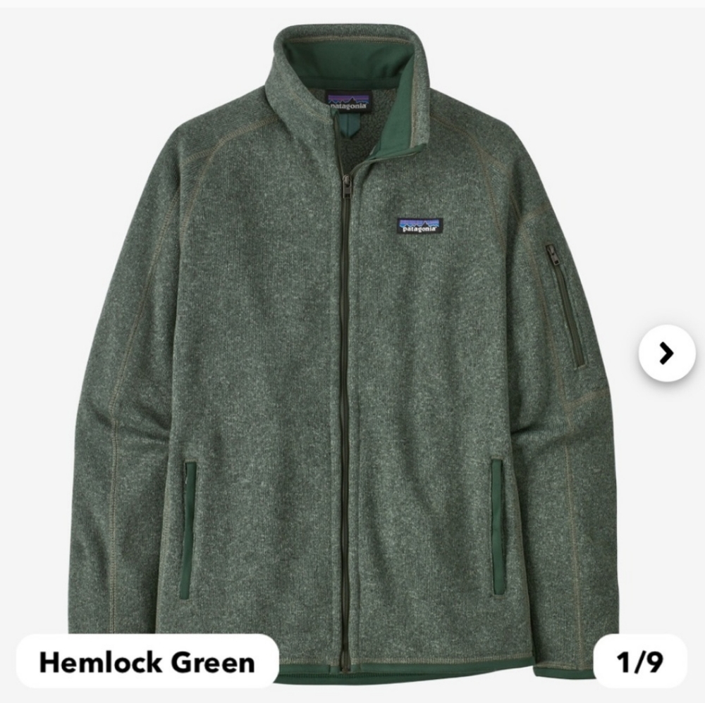 Patagonia Better Sweater 1/4-zip Hemlock Green